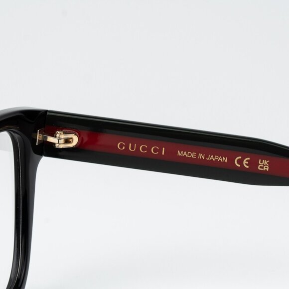 Gucci Women Eyeglasses Black Green Square GG1870O 005 NEW AUTHENTIC - Picture 6 of 10